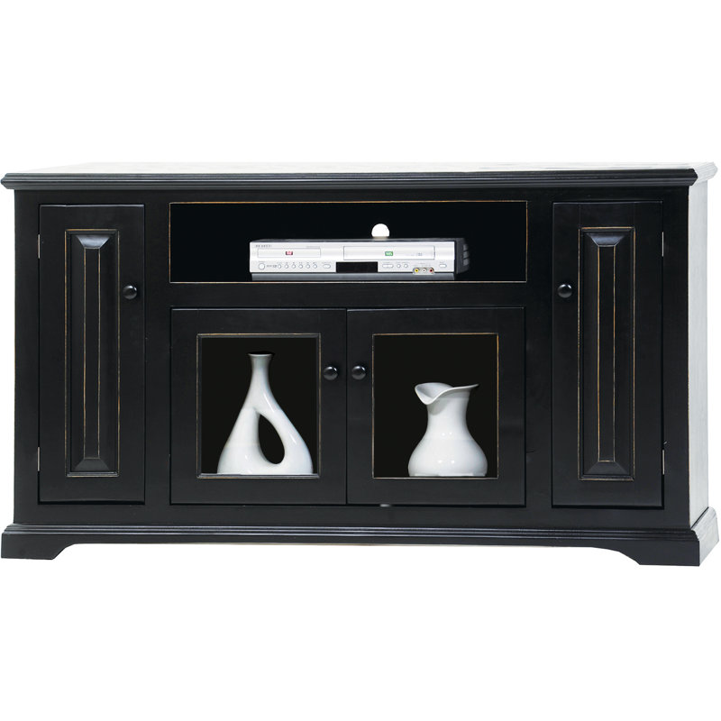 Spoffo Unfinished TV Stand for TVs up to 60", Gray