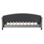 Lit de jour capitonné moderne de luxe, double, gris-1473260137