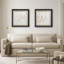 «White and Beige Organic Line Modern Modern Style», ensemble de 2 reproductions d'art encadrées-254750305-254750308