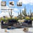 Dawes 12-Piece Outdoor Rattan Sectional Set With Cushions And Tempered Glass Table-1693317913