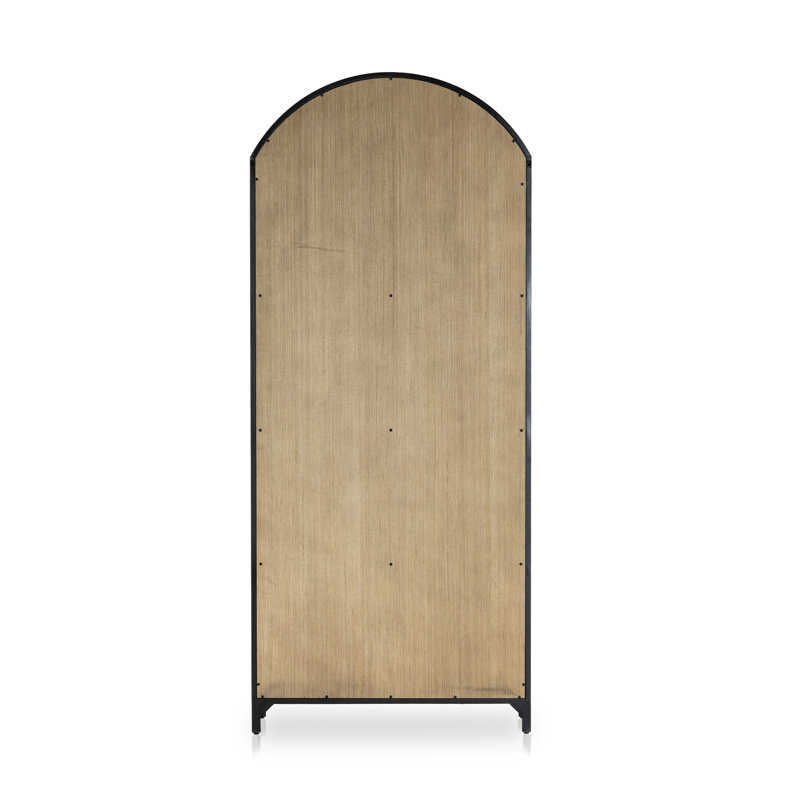 Belmont China Cabinet, Black/Oak