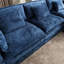 Canapé modulaire surdimensionné de 112 po en forme de L avec mousse à mémoire de forme et chenille polyvalente pour salle de conférence, coussins modulaires et confortables-1258796396