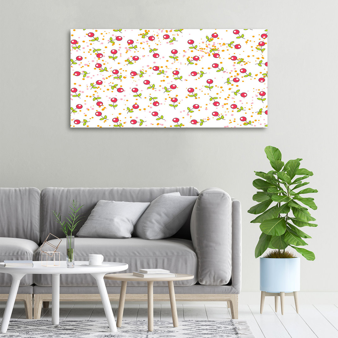 Kirschen - Kunstdrucke auf Leinwand - Wrapped Canvas