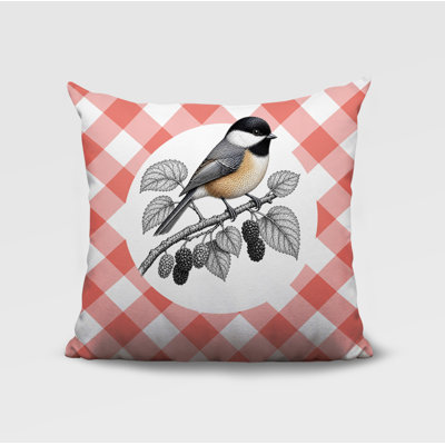 Oreiller réversible intérieur / extérieur Chikadee