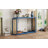 Narrow Console Table With Unique Irregular Top Design & Open Shelf-644746432