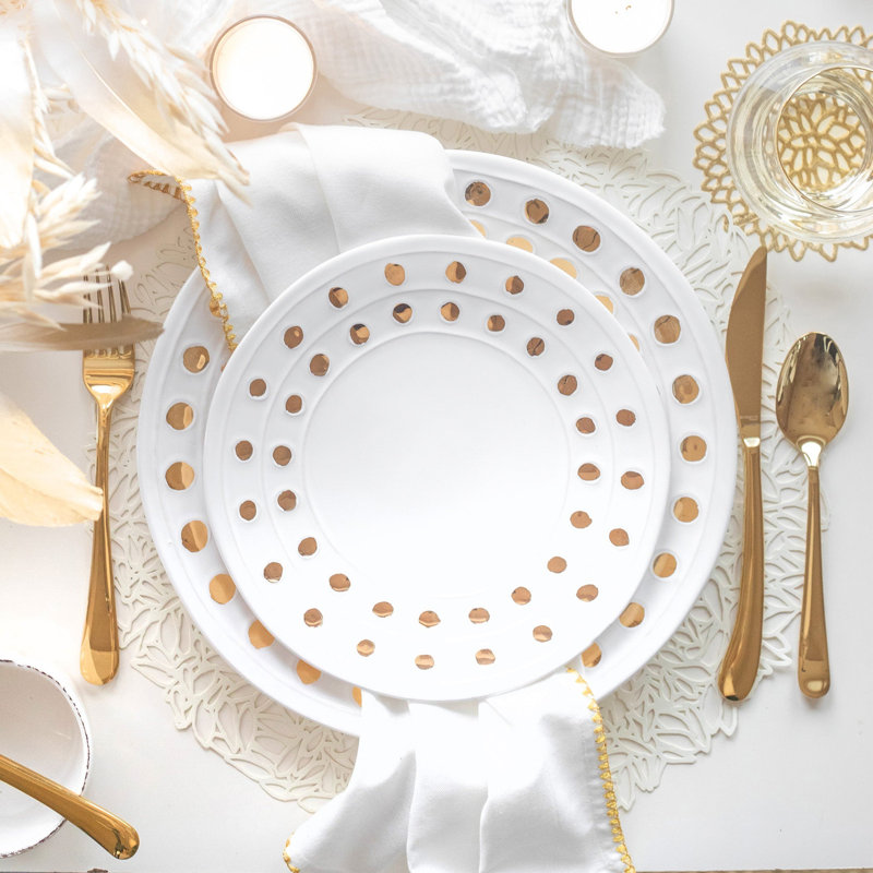 Medici Handmade Terra Bianca Dinner Plate