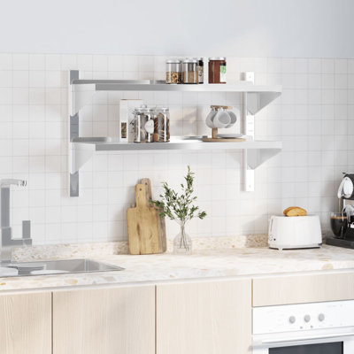 Alisone Stainless Steel Bracket Shelf