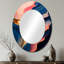 Miroir mural rose et or-398942216