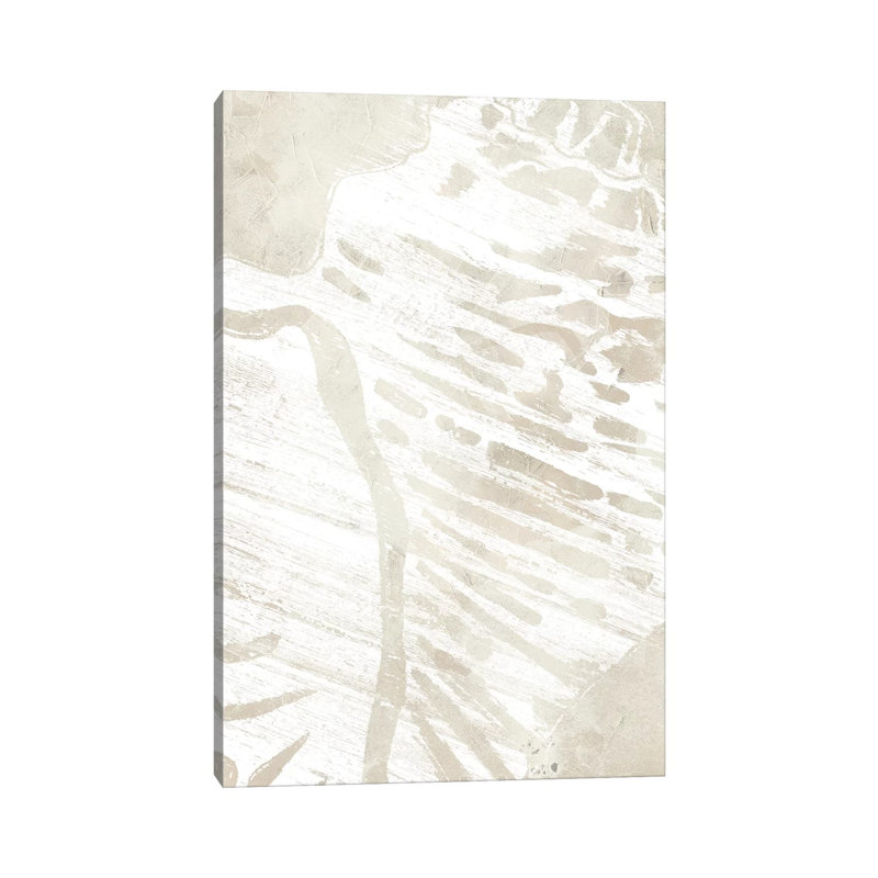 Linen Tropical Silhouette III by June Erica Vess - Wrapped Canvas Gallery-Wrapped Canvas Giclée, 30.48cm H x 20.32cm W