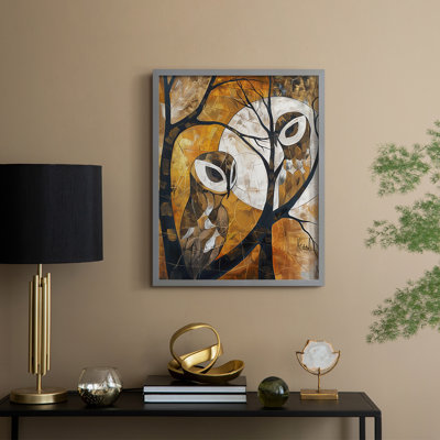 ANIMALS Series Lxxiv - reproduction encadrée de qualité supérieure - prête à être accrochée - aucun clou requis