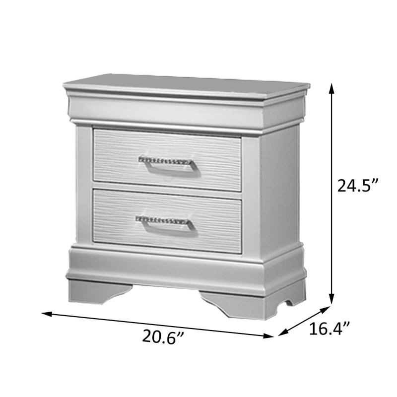 Table de nuit, Blanc