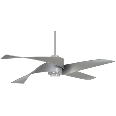 64" Artemis 4 Blade LED Standard Ceiling Fan with Light Kit Included