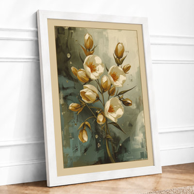Golden Seed Pod Study Botanical - Print