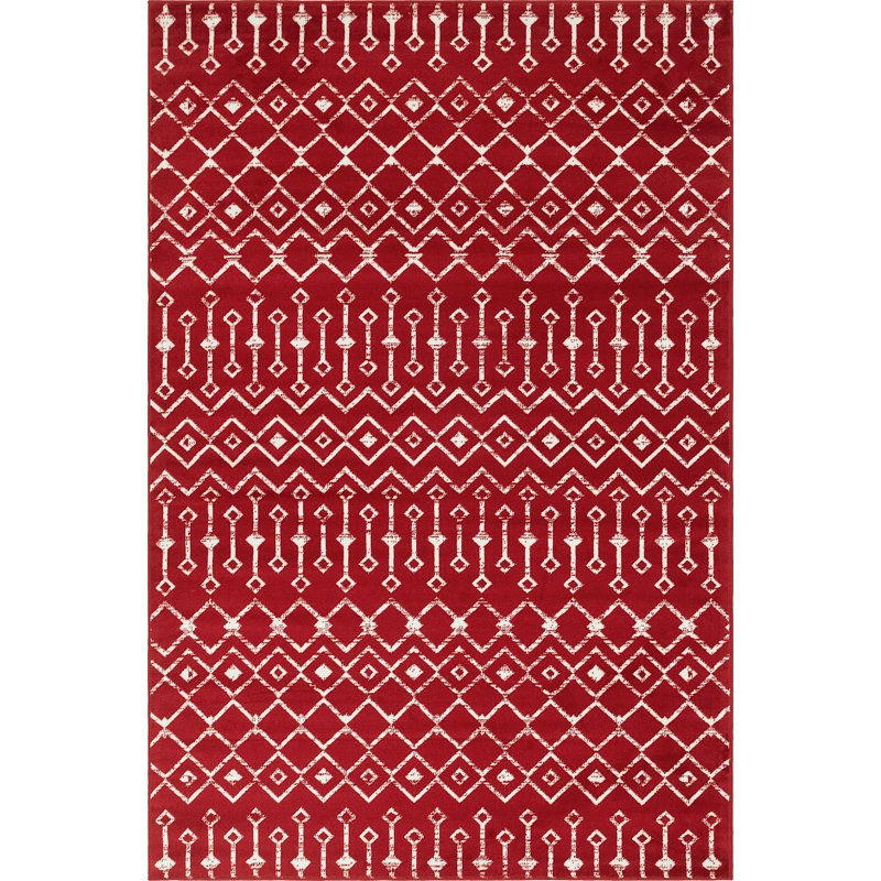 Aemtenan Abstract Indoor Rug, Rectangle 6' x 9'