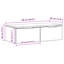 Solid Wood Rectangle Accent Cabinet