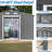 10x8 Ft Metal Foundation Outdoor Shed With Lockable - Protected, All Weather, Gray, Lawn Feature Rain And Snow , For Garden, Lawn, Gray-118112012-118112015