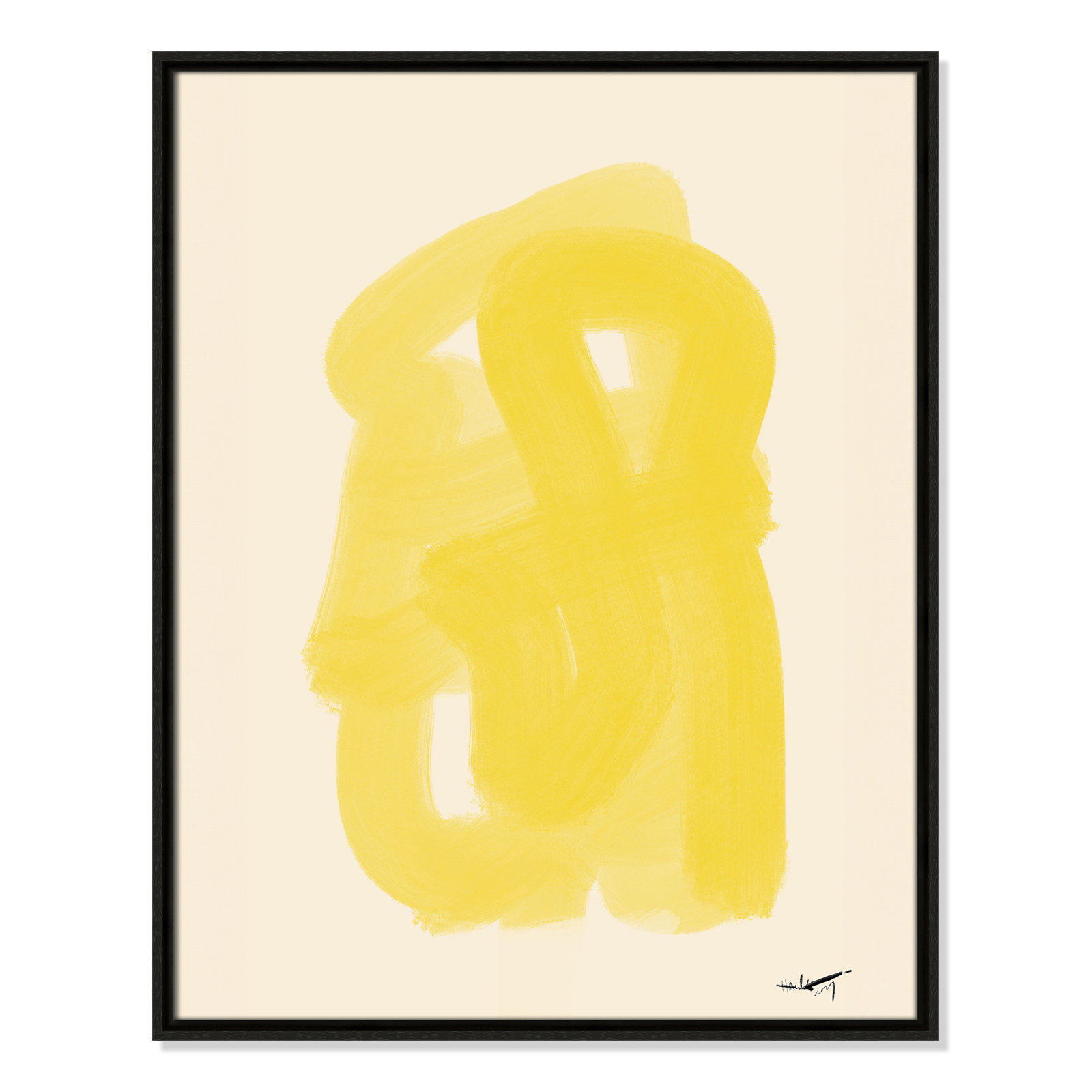 Matin Dete Print by N.Atelier, 29.5" H x 23.5" W, Espresso