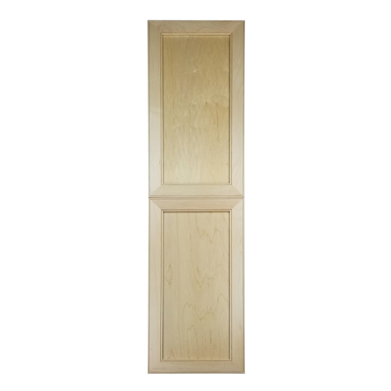 Solid Wood 2 - Door Accent Cabinet, Unfinished Wood