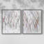 Impression encadrée White Infinity I-Premium - prête à être accrochée - aucun clou requis - aucun clou requis-108020737-108020738