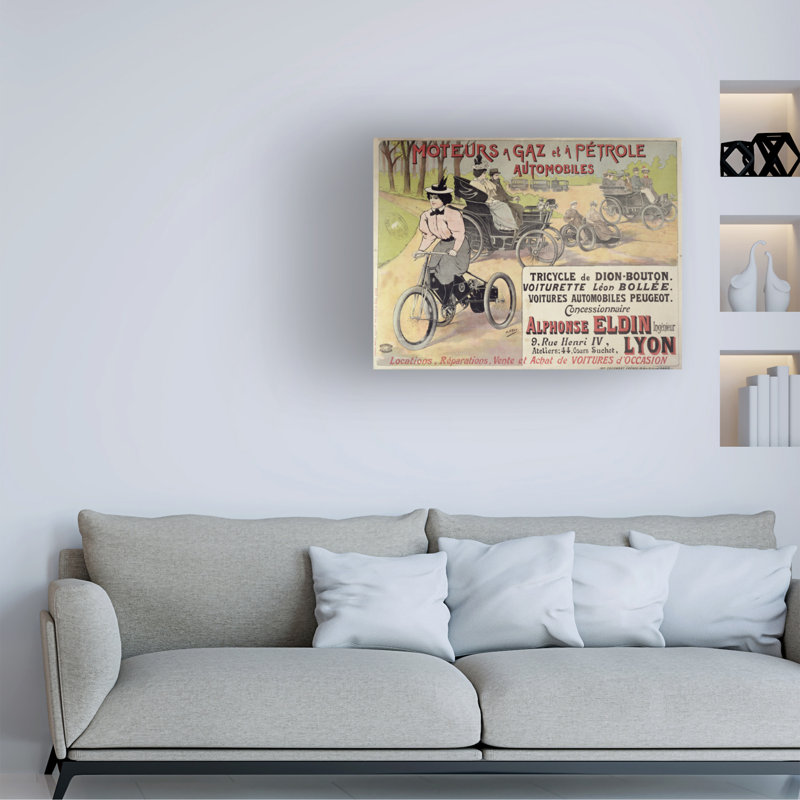 Art sur toile Henri Gray, H 14 po x l 19 po