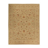 Wool Oriental Area Rug in Light Brown