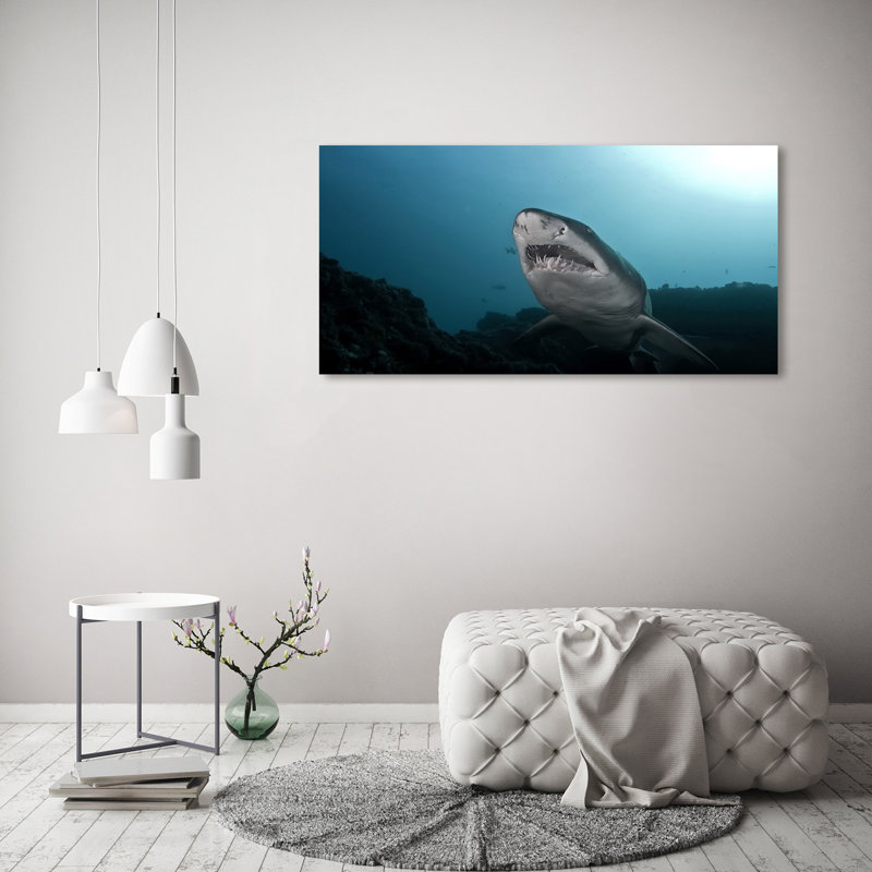 Big Shark - Wrapped Canvas Print