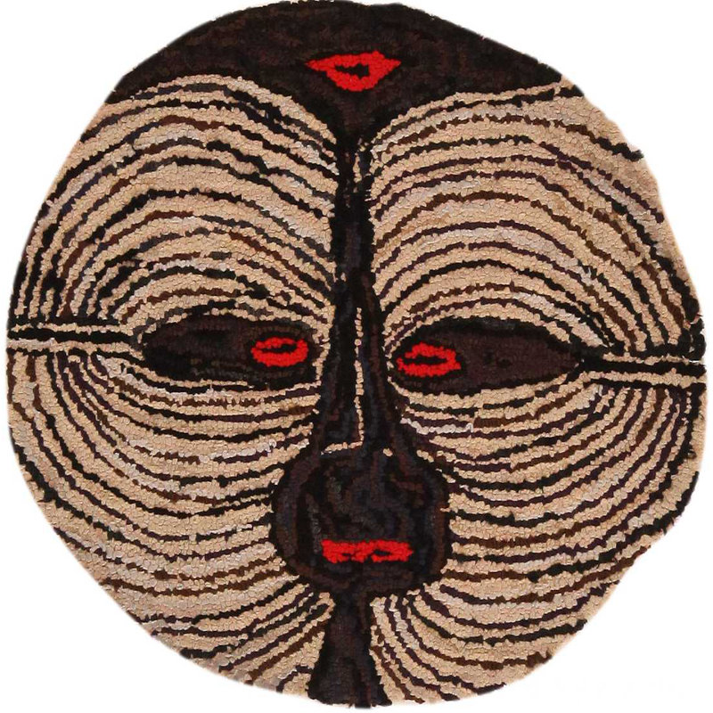 One-of-a-Kind Round 2' X 2' Area Rug