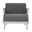 Trixie Patioflare Plus Collection Recycled Plastic Leaf Modular Patio Armchair