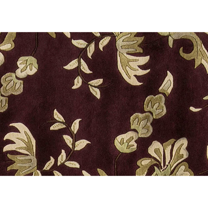 Himalayan Wool Floral Area Rug