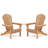 Wood Lounge Patio Chair For Garden Outdoor Wooden Folding Adirondack Chair Set Of 2 Solid Wood Lounge Patio Chair For Garden, Lawn, Backyard-1671864405