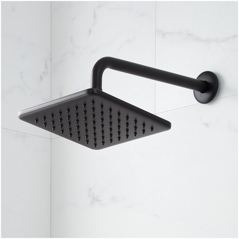 Berwyn Pressure Balance Shower System - Matte Black, Matte Black