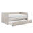 Modern Daybed Pull-Out Trundle With Side Pockets, Twin Upholstery Daybed And Nailhead Trim-2017744333