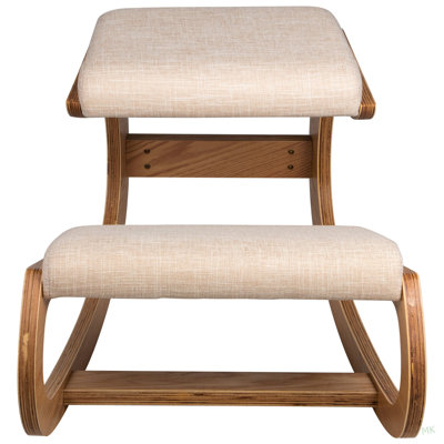 Ergonomic Kneeling Chair Heavy Duty Better Posture Kneeling Stool Office Chair Home for Body Shaping Relieveing Stress Meditation Desk Computer Kneeling Stool Chair