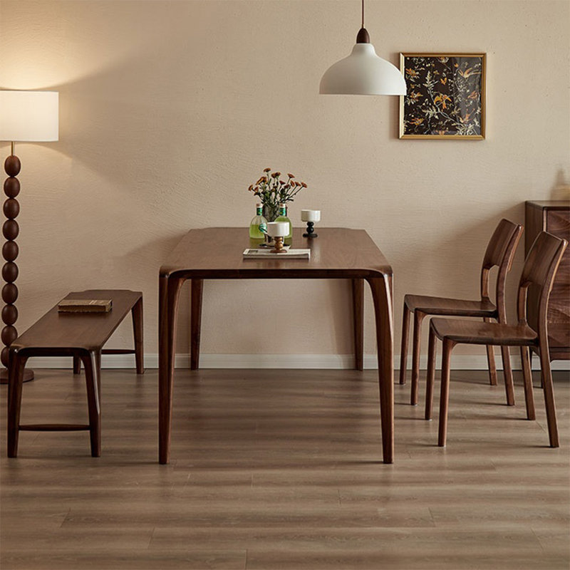 Black Walnut table set, 29.52”H x 55.11”L x 31.49”W