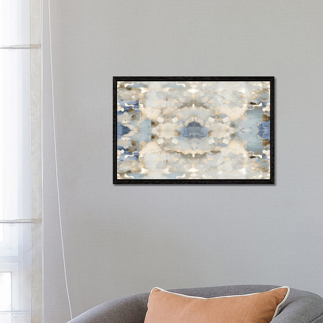 Harmony In Blue & Brown II von Ellie Roberts - Galerie-verpackte Leinwand Giclée auf Leinwand