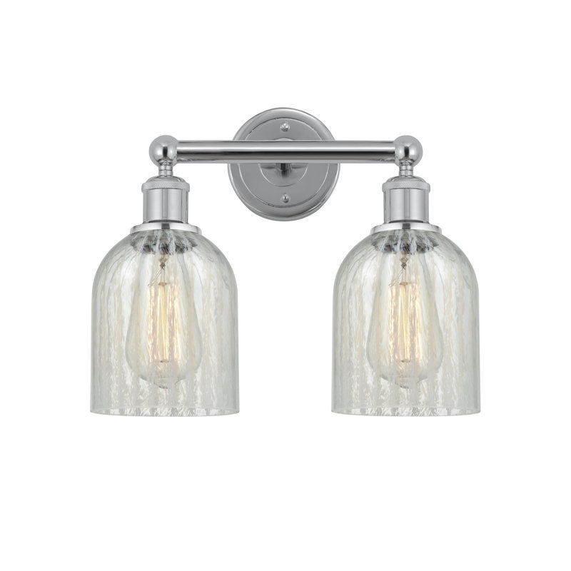 Reiko 2 - Light Dimmable Vanity Light, Mouchette, Polished Chrome