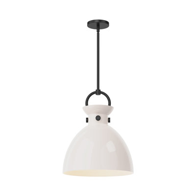 Tinka Single Light Glass Steel Pendant