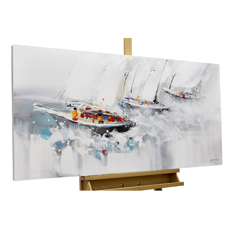 Hand-Painted Canvas Picture Endspurt