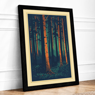 Quiet Northern Forest Scandinavian - Print