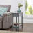 Jonica Modern Slim End Table with Flip Top Storage & Open Shelf, Stylish Narrow Side Table, Nightstand for Small Spaces, Perfect for Living Rooms, Bedrooms & Compact Apartments-1912046856
