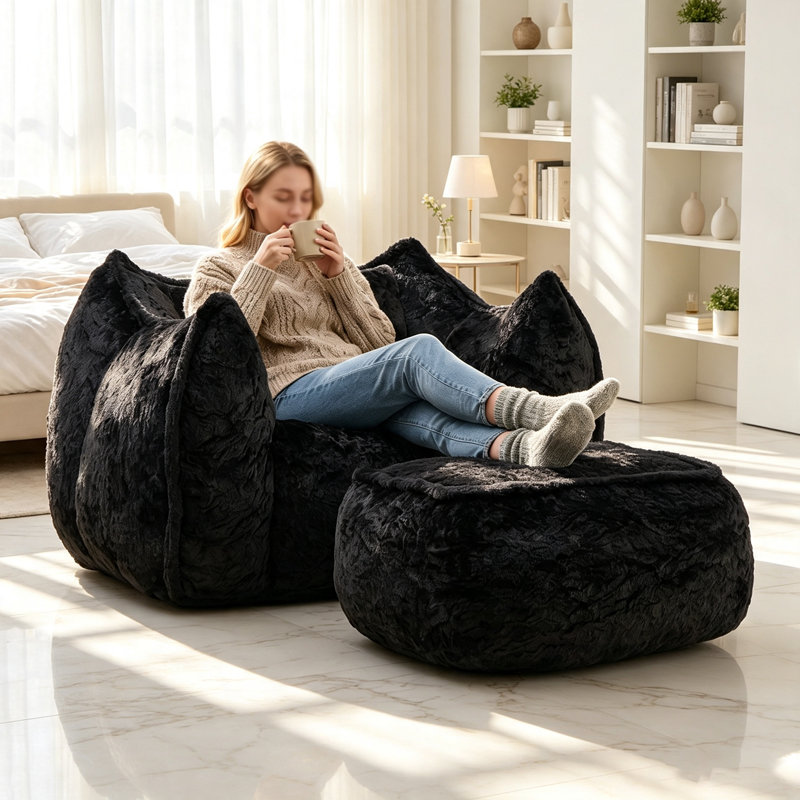 Bean Bag Sofa, Black