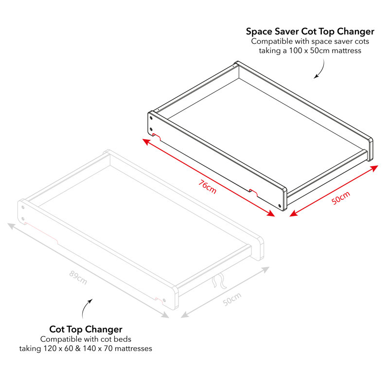 Space Saver Cot Top Changer