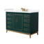 Marlena 42" Freestanding Single Bathroom Vanity with Cultured Marble Top-543189227-566682300-566682302