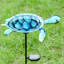 Bain d'oiseaux d'extérieur solaire pour oiseaux Birdfather avec piquet de tortue en métal