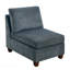 Ensemble de salon modulaire en chenille gris 6 pièces avec canapé en L et canapé d'angle 2X