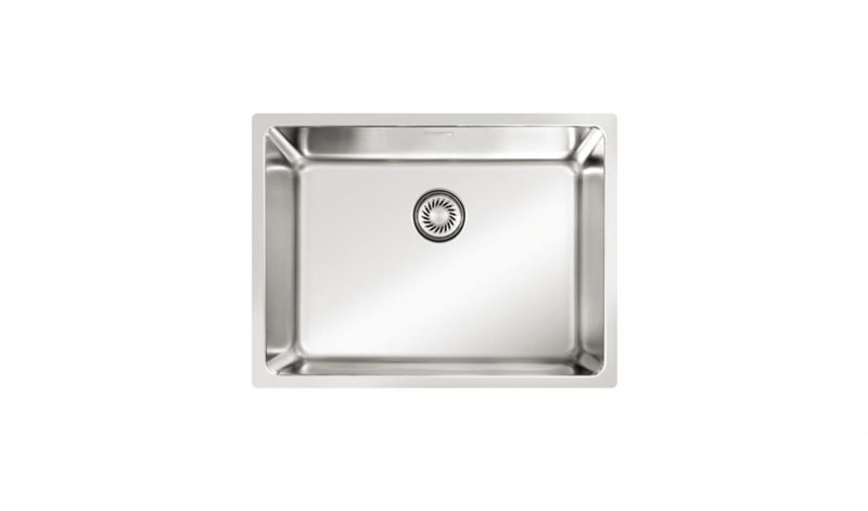 Ukinox 440mm W Single Bowl Stainless Steel Kitchen Sink