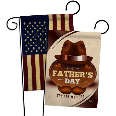 Drapeau de jardin en polyester 18,5 x 13 po Home Decor Home