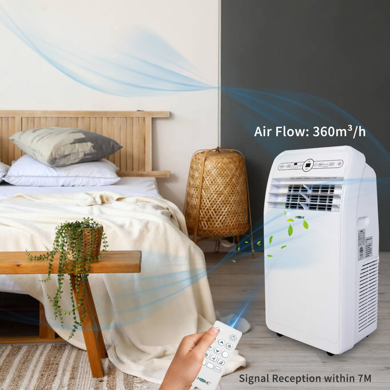 Uhome 12000(ASHRAE) BTU Portable Air Conditioner for 400 Square Feet with Heater and Remote Included