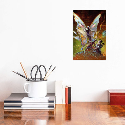 Mothman 1 Piece Wrapped Canvas Wall Art