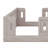 Wood Platform Bed With Guardrail-341466301